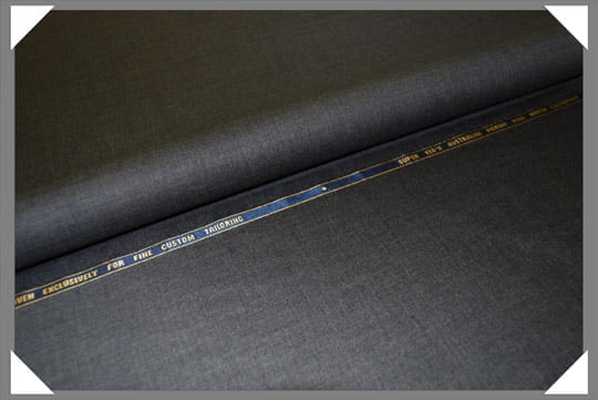 Med. Grey Super 120's Fabric