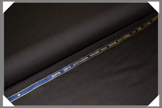 Brown Super 120's Fabric