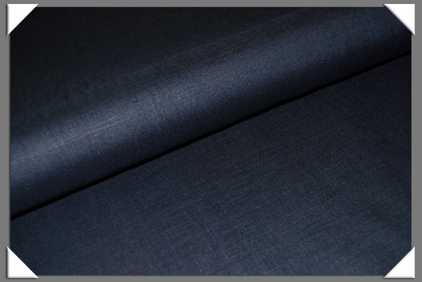 Navy Linen Fabric
