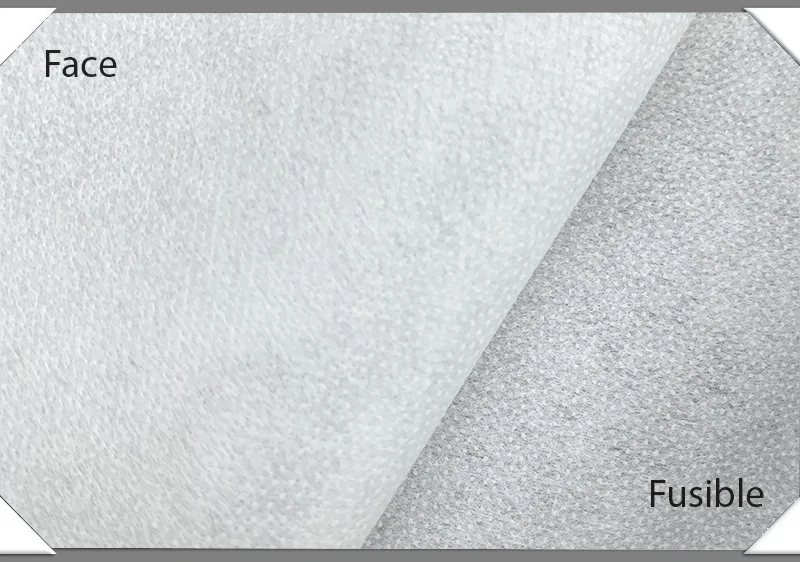 Soft Light Weight Non-Woven Fusible Interfacing - 60" - White
