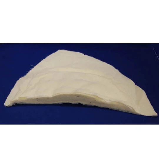 Tailor's Large Covered Shoulder Pads w/Muslin & Pellon - 1 1/4"