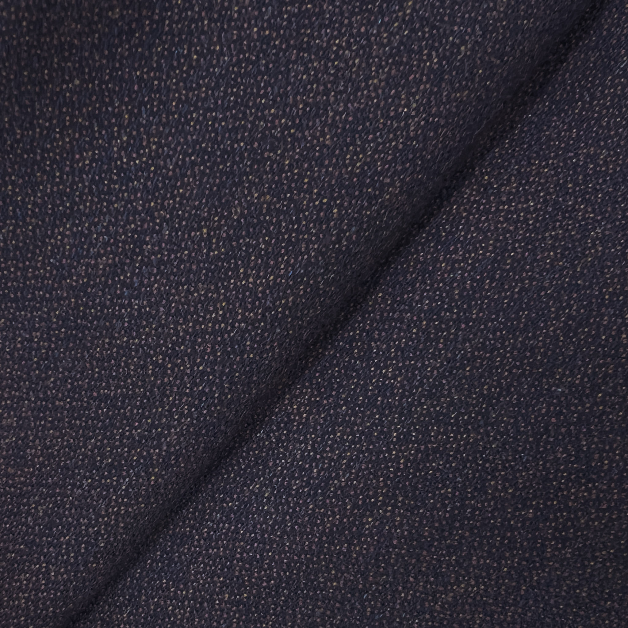 Dark Purple Wool Crepe Fabric