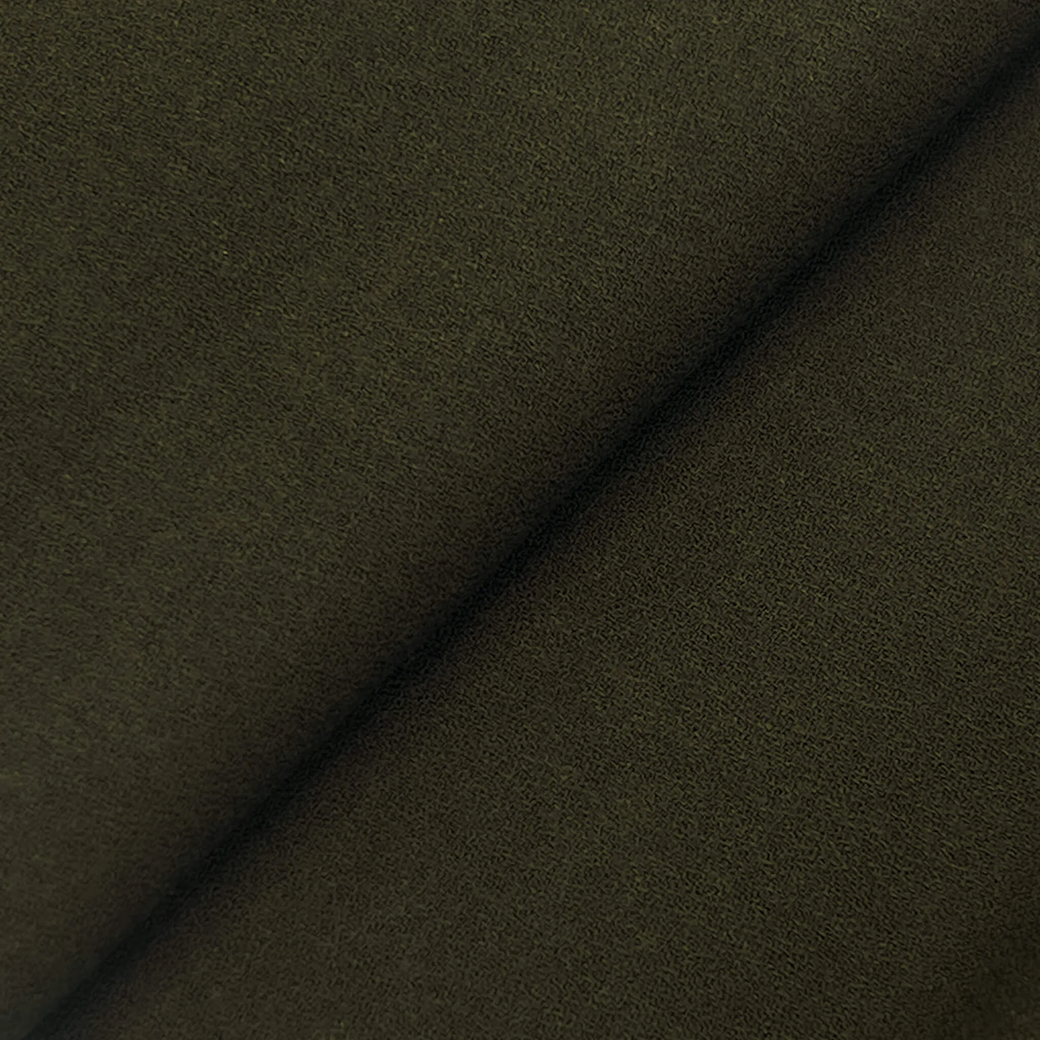 Olive Green Wool Crepe Fabric